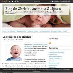 Les colères des enfants - Blog de Christel, assmat à Guignen