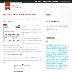 WriteUrl. Traitement de texte collaboratif.