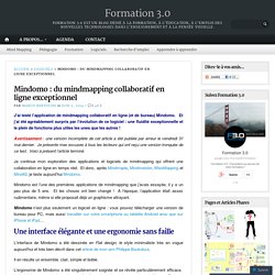 Mindomo : du mindmapping collaboratif en ligne exceptionnel