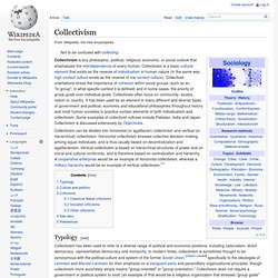 Collectivism