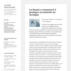 La Russie a commencé à protéger ses intérêts en Arctique