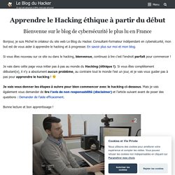 Le blog du hacker : diverses infos pour se protéger.