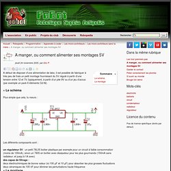 A manger, ou comment alimenter ses montages 5V
