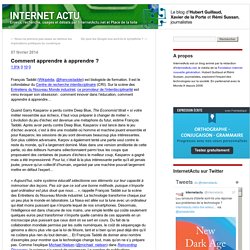 Comment apprendre à apprendre