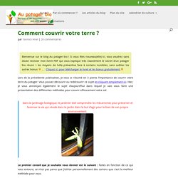 Comment couvrir votre terre ?