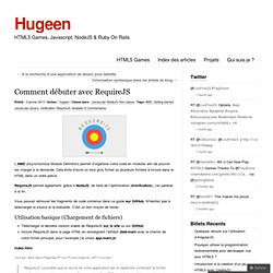 Comment débuter avec RequireJS