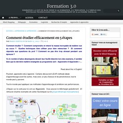 Comment étudier efficacement en 5 étapes