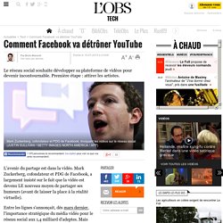 Comment Facebook va détrôner YouTube
