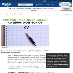 Comment mettre en valeur un Mooc dans son CV