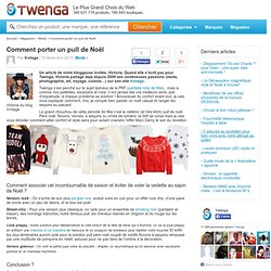 Comment porter un pull de Noël