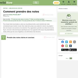 Comment prendre des notes (avec images)