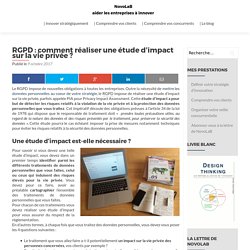RGPD : comment réaliser une étude d'impact sur la vie privée ? - NovoLaB