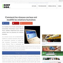 Comment les réseaux sociaux ont modifié les relations humaines