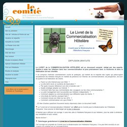 Le Livret de la Commercialisation Hôtelière