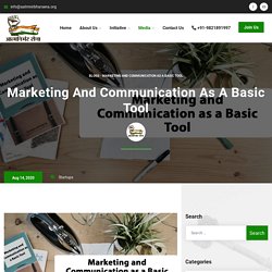 Marketing and Communication as a Basic Tool - Aatmnirbhar Sena