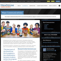 Mass Communications - Doctoral