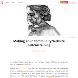 Making Your Community Website Self-Sustaining - probayan weave
