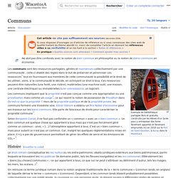 Communs
