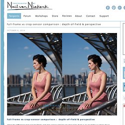 full-frame vs crop-sensor comparison : depth-of-field & perspective