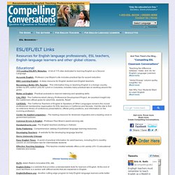 Links to ESL-EFL-ELT Resources - Compelling Conversations