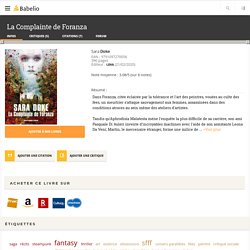 La Complainte de Foranza - Sara Doke