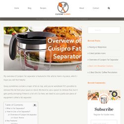 Complete Overview of Cuisipro Fat Separator You Should Buy