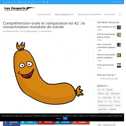 Compréhension orale et comparaison en A2 : la consommation mondiale de viande