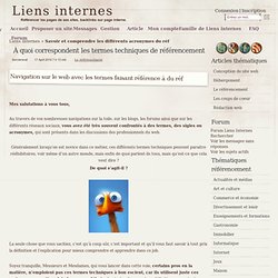 Tout savoir et comprendre pour utiliser les termes techniques du réf