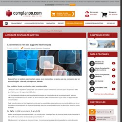 Le commerce à l'ère des supports électroniques