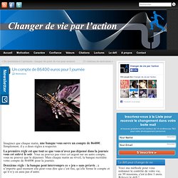 Un compte de 86400 euros pour 1 journée