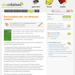 Eco-conception web - Les 100 bonnes pratiques