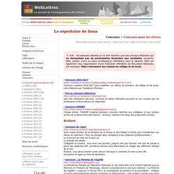 La rubriquede WebLettres