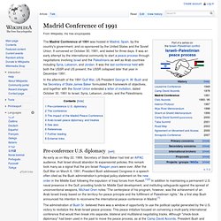 Madrid Conference of 1991
