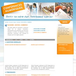 Onisep - Conférences Numériques - Réussir son entrée dans l'enseignement supérieur