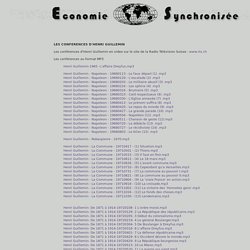Les conférences d'Henri Guillemin en MP3