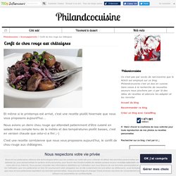 Confit de chou rouge aux châtaignes