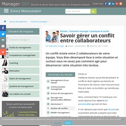 Gestion de conflits : des conseils pour adopter le bon comportement