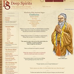 Wisdom & Quotes by Confucius » Wisdom of the Ancient Sages « Articles & Wisdom