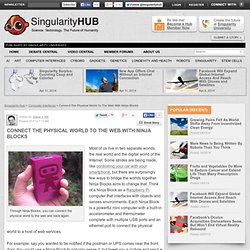 Connect The Physical World To The Web With Ninja Blocks
