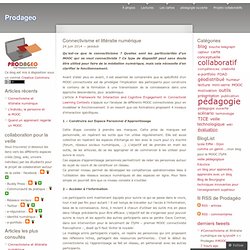 Connectivisme et littératie numérique