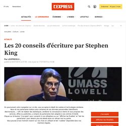 Les 20 conseils d'écriture par Stephen King