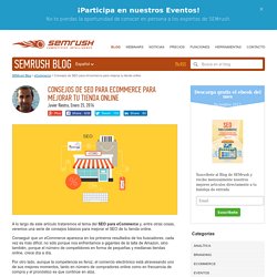 Consejos de SEO para eCommerce para mejorar tu tienda online
