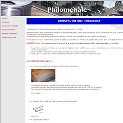 construire son insoleuse
