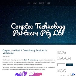 Corptec – A Best It Consultancy Services In Melbourne