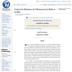 Contes de Madame de Villeneuve/La Belle et la Bête