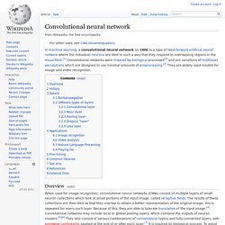Convolutional neural network