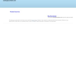 CookingByNumbers.com