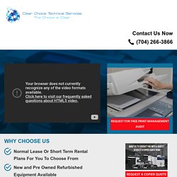 Canon Copier Machines - Copier Lease Charlotte