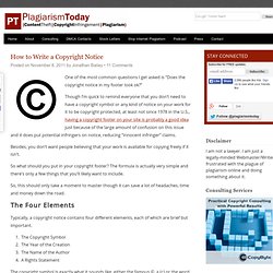 How to Write a Copyright Notice
