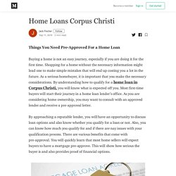 Home Loans Corpus Christi